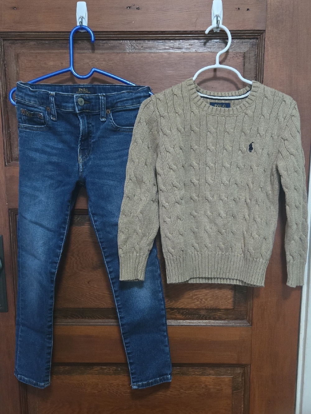 Boys Polo Ralph Lauren Knit Sweater and Polo Ralph Lauren Jeans Bundle